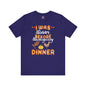 I Was Thinner Before Thanksgiving Dinner T-Shirt The Devil's Pickle