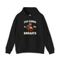 Stop Staring At My Breasts Hooded Sweatshirt The Devil's Pickle