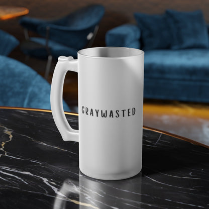 Customized Frosted Glass Beer Mug - Perfect for Parties & Celebrations Grayceful LLC