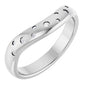 Platinum .08 CTW Lab-Grown Diamond Contour Band Ethereal Legacy Boutiques