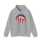 American Flag Lips Hooded Sweatshirt The Devil's Pickle