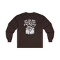 Hey You Quit Staring At My Package Long Sleeve Tee The Devil's Pickle