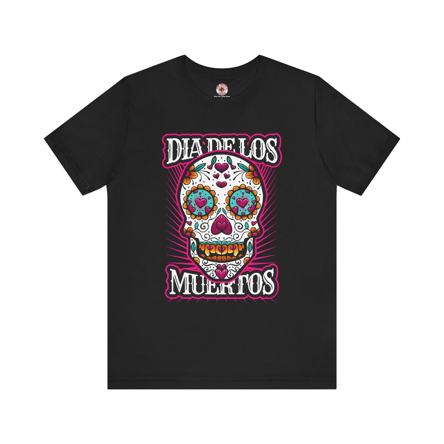 Dia De Los Muertos Skull T-Shirt The Devil's Pickle
