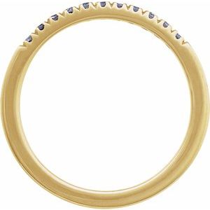 14K Yellow Natural Alexandrite Stackable Ring Ethereal Legacy Boutiques