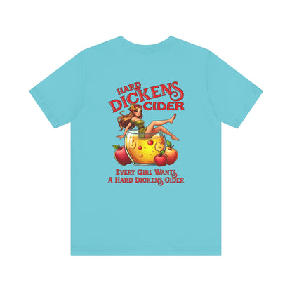 Hard Dickens Cider Front/Back T-Shirt The Devil's Pickle