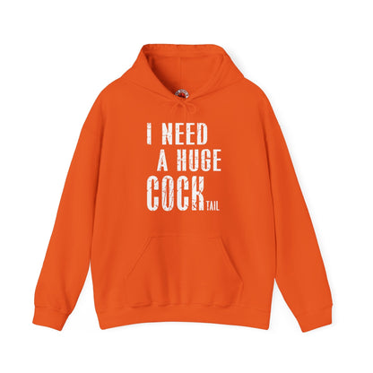 I Need A Huge Cocktail Hooded Sweatshirt The Devil's Pickle