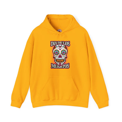 Dia De Los Muertos Skull Hooded Sweatshirt The Devil's Pickle