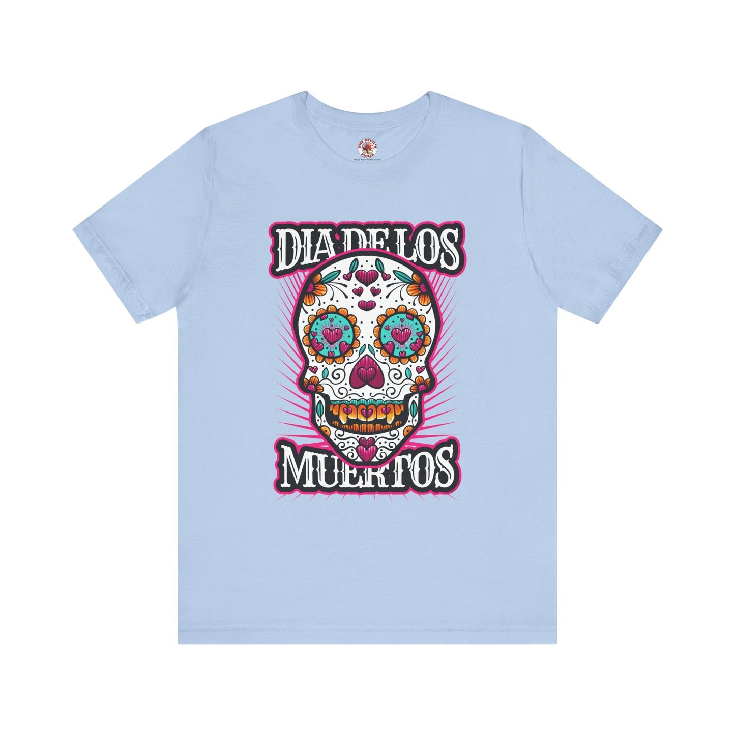 Dia De Los Muertos Skull T-Shirt The Devil's Pickle
