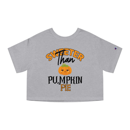 Sweeter Than Pumpkin Pie Cropped T-Shirt The Devil's Pickle