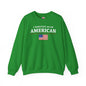 I Identify As An American Crewneck Sweatshirt The Devil's Pickle