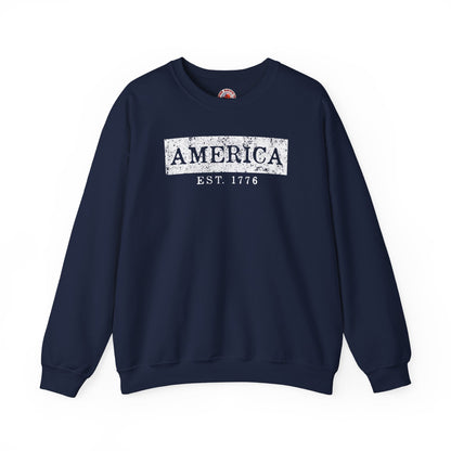 America Est. 1776 Crewneck Sweatshirt The Devil's Pickle