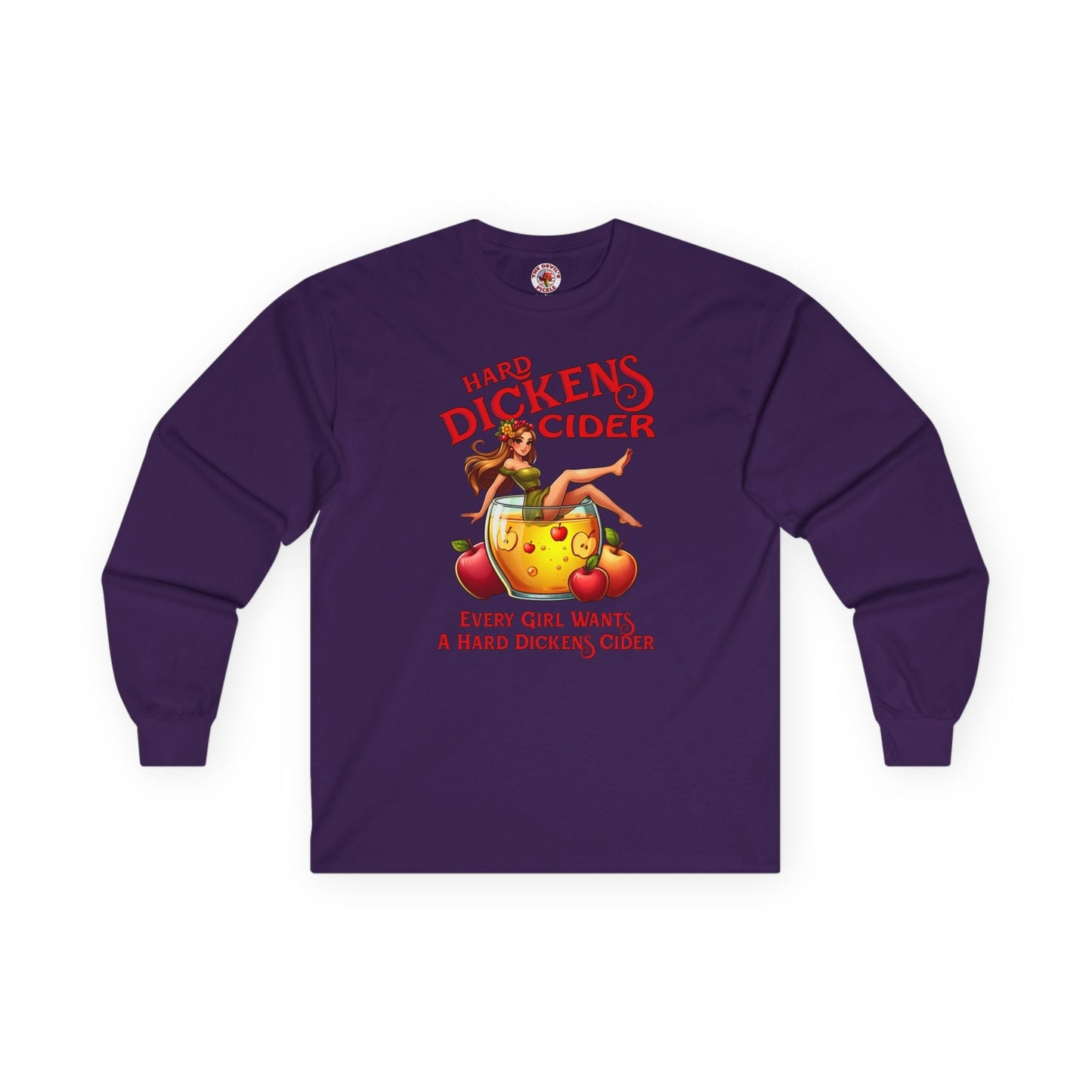 Hard Dickens Cider Long Sleeve Tee The Devil's Pickle