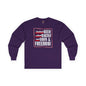 Beer Bacon Guns and Freedom Long Sleeve Tee The Devil's Pickle
