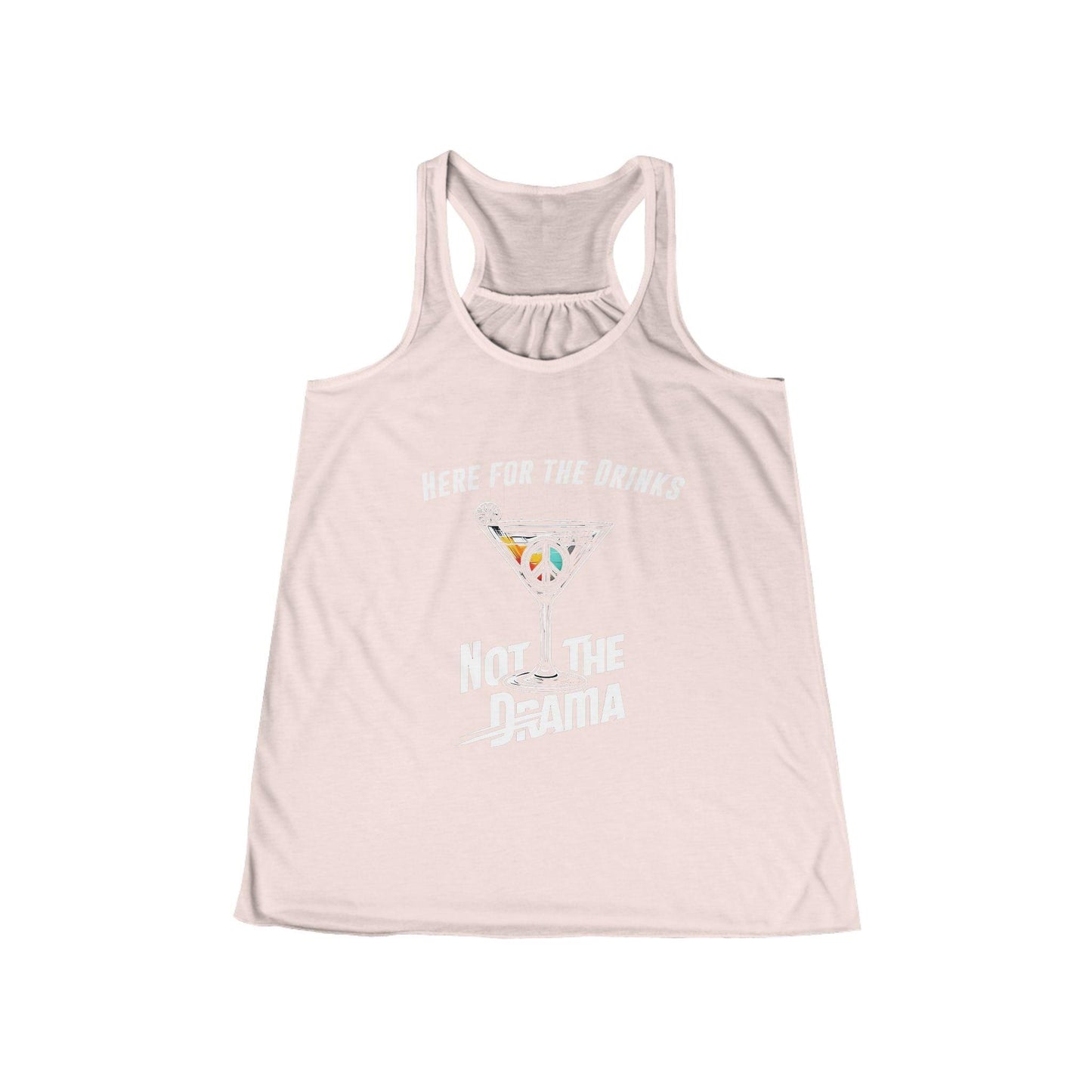 No Drama Womens Flowy Racer Back Tank Top Country in My Heart