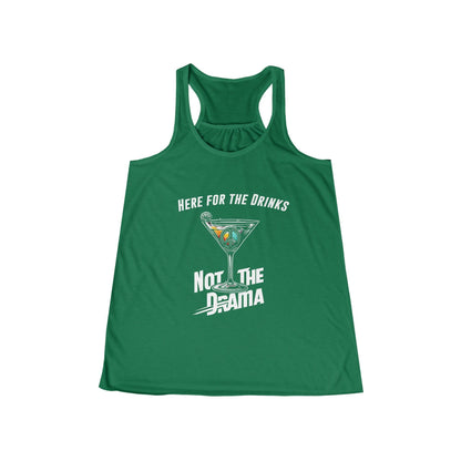 No Drama Womens Flowy Racer Back Tank Top Country in My Heart