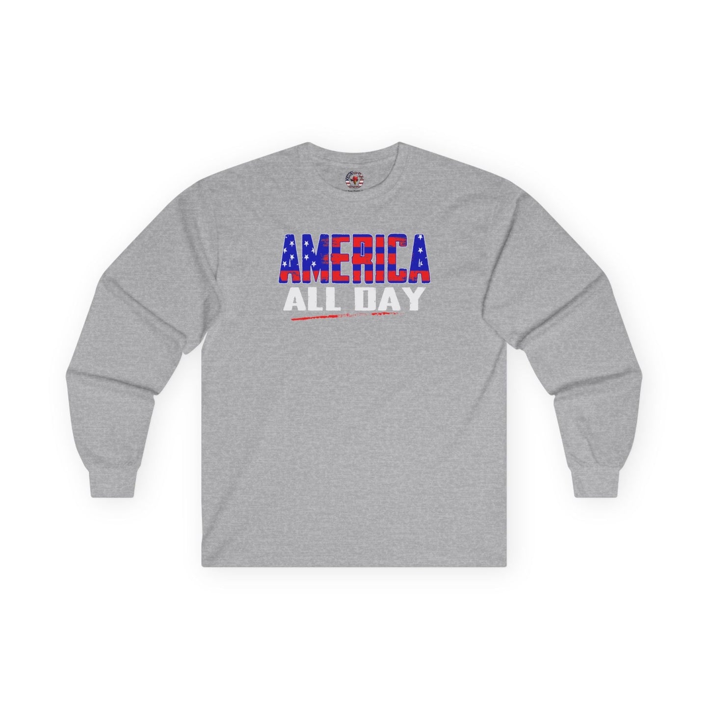 America All Day Long Sleeve Tee The Devil's Pickle