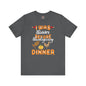 I Was Thinner Before Thanksgiving Dinner T-Shirt The Devil's Pickle