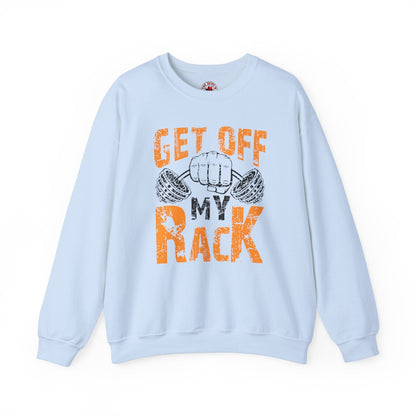 Get Off My Rack Crewneck Sweatshirt The Devil's Pickle