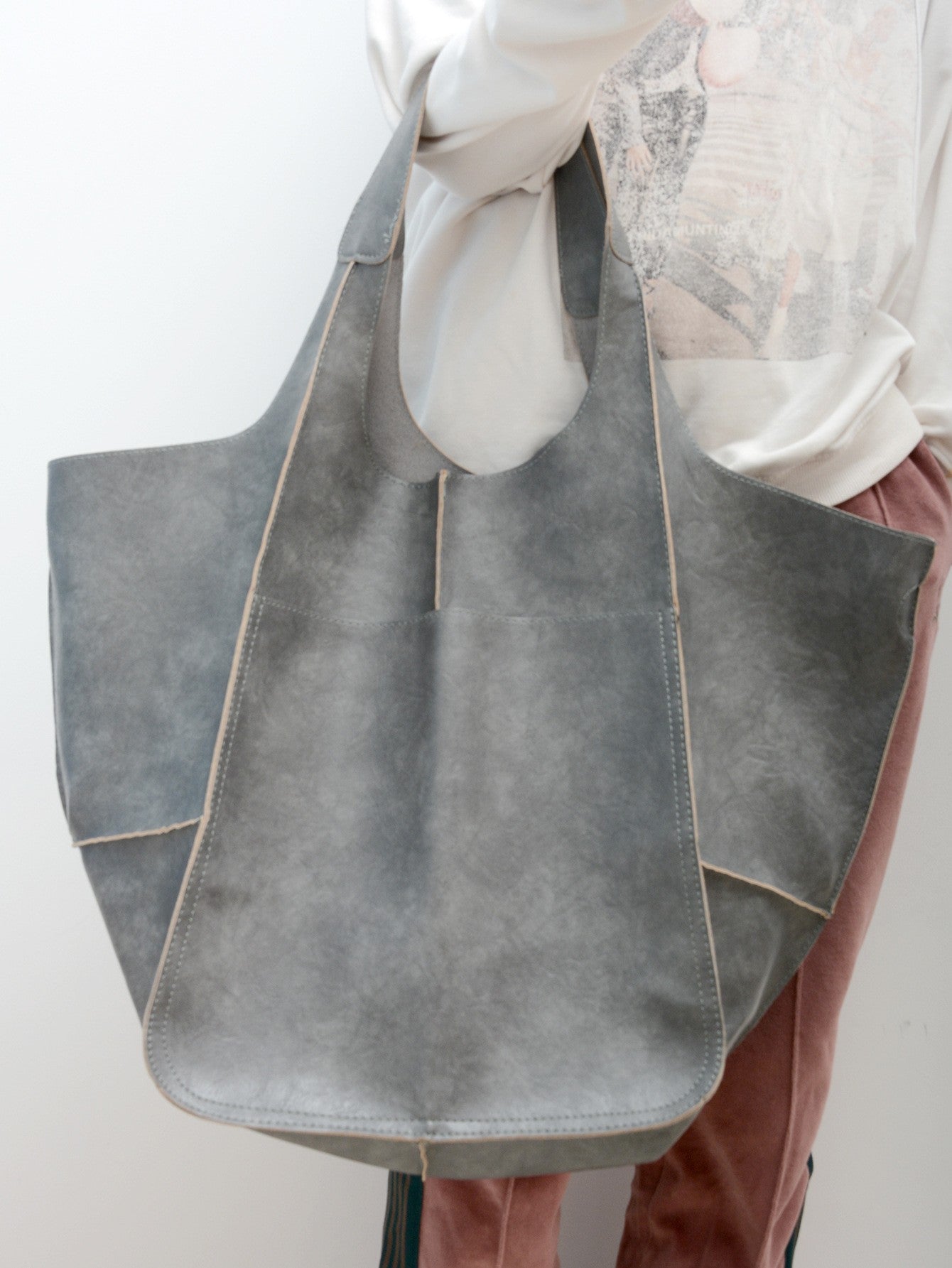 Large Capacity Retro PU Tote Bag For Women - Spacious & Stylish Handbag With Handy Front Pocket For Work, Travel & Everyday Chic NovaCart