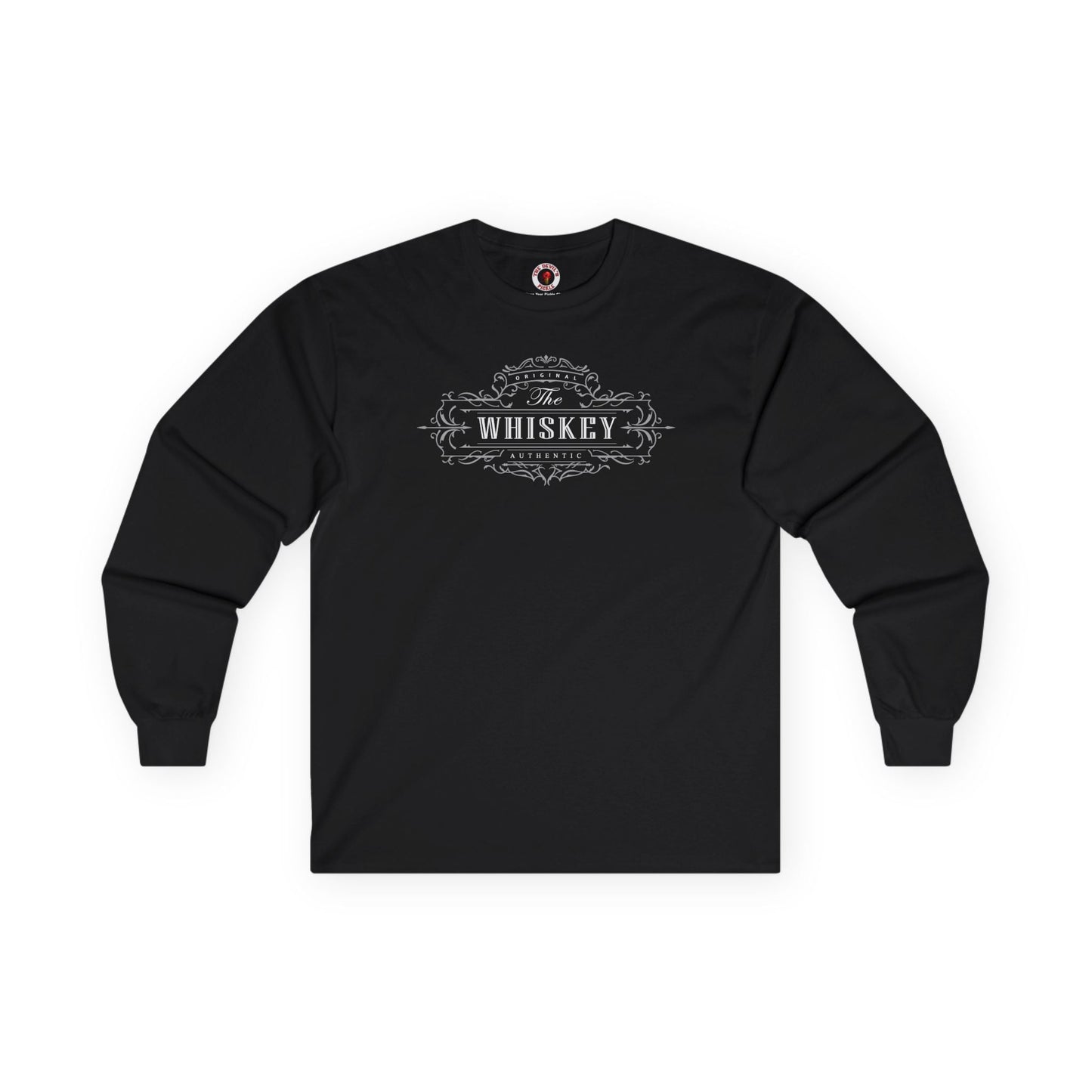The Original Authentic Whiskey Long Sleeve Tee The Devil's Pickle