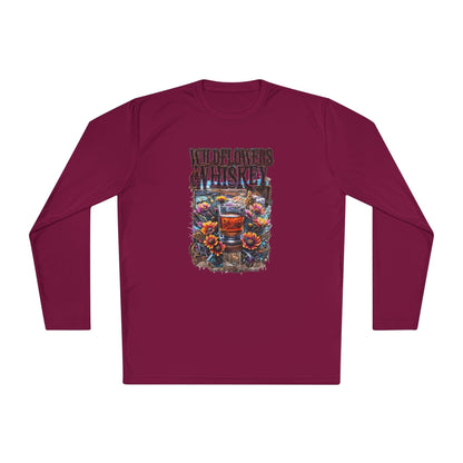 Wildflowers and Whiskey Lightweight Long Sleeve Tee Country in My Heart