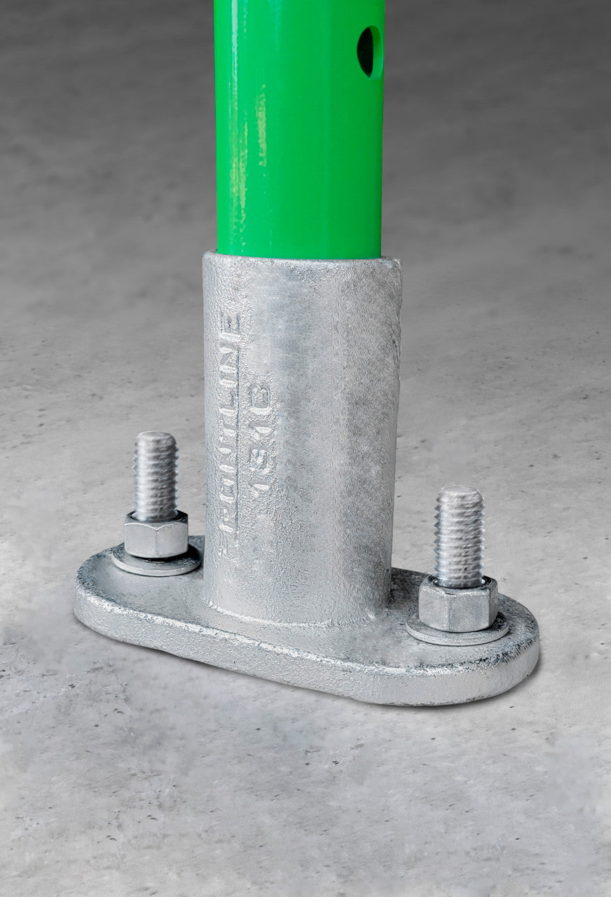 Frontline GUS10-FXDHDG Guardrail System for Concrete or Steel Substrates 10' - Gray VM Hardware