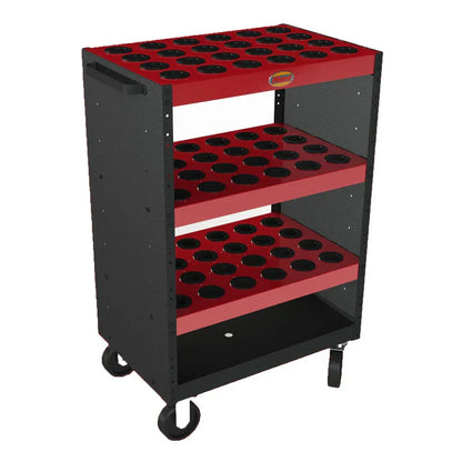 HUOT Tri-Scoot Capto C8 Tool Cart Sz 41" H X 20.25" L X 18" W Red/Black 13778 PayWut