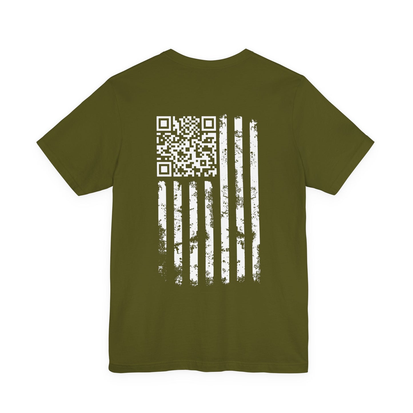 American Flag QR Code T-Shirt The Devil's Pickle
