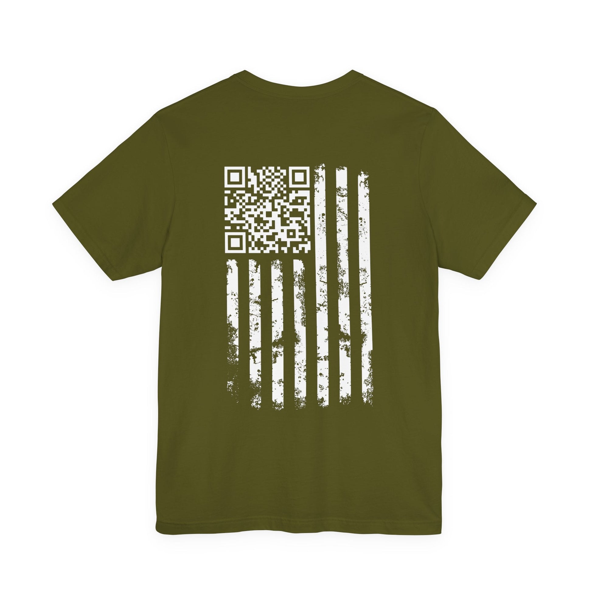 American Flag QR Code T-Shirt The Devil's Pickle