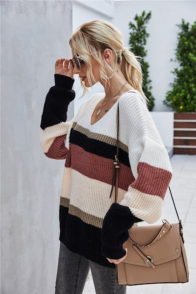 oversized stripe sweater Shop Style & More | Fresh Looks, Everyday Deals & Free Shipping