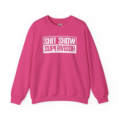 Shit Show Supervisor Crewneck Sweatshirt The Devil's Pickle