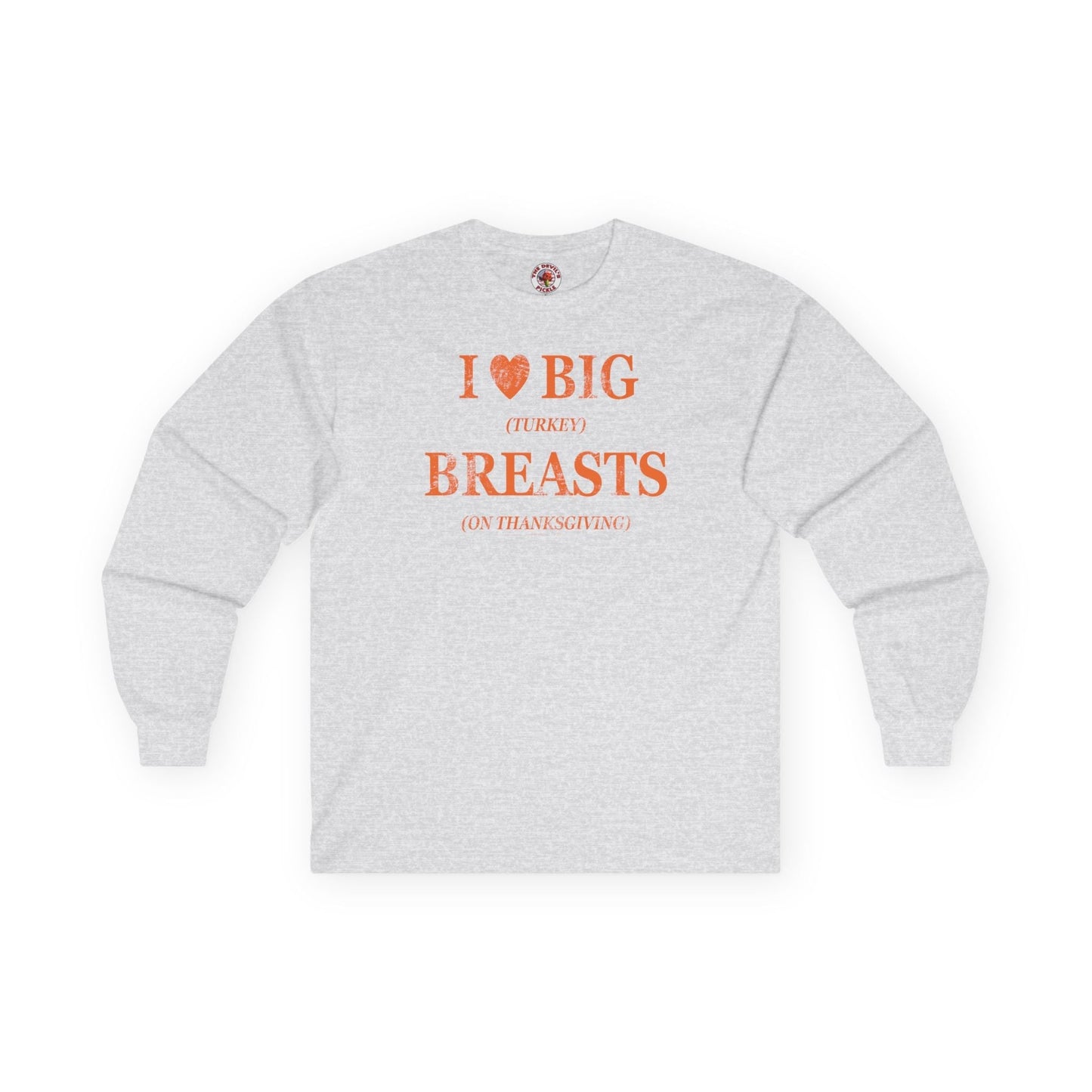 I Heart Big Breasts Long Sleeve Tee The Devil's Pickle