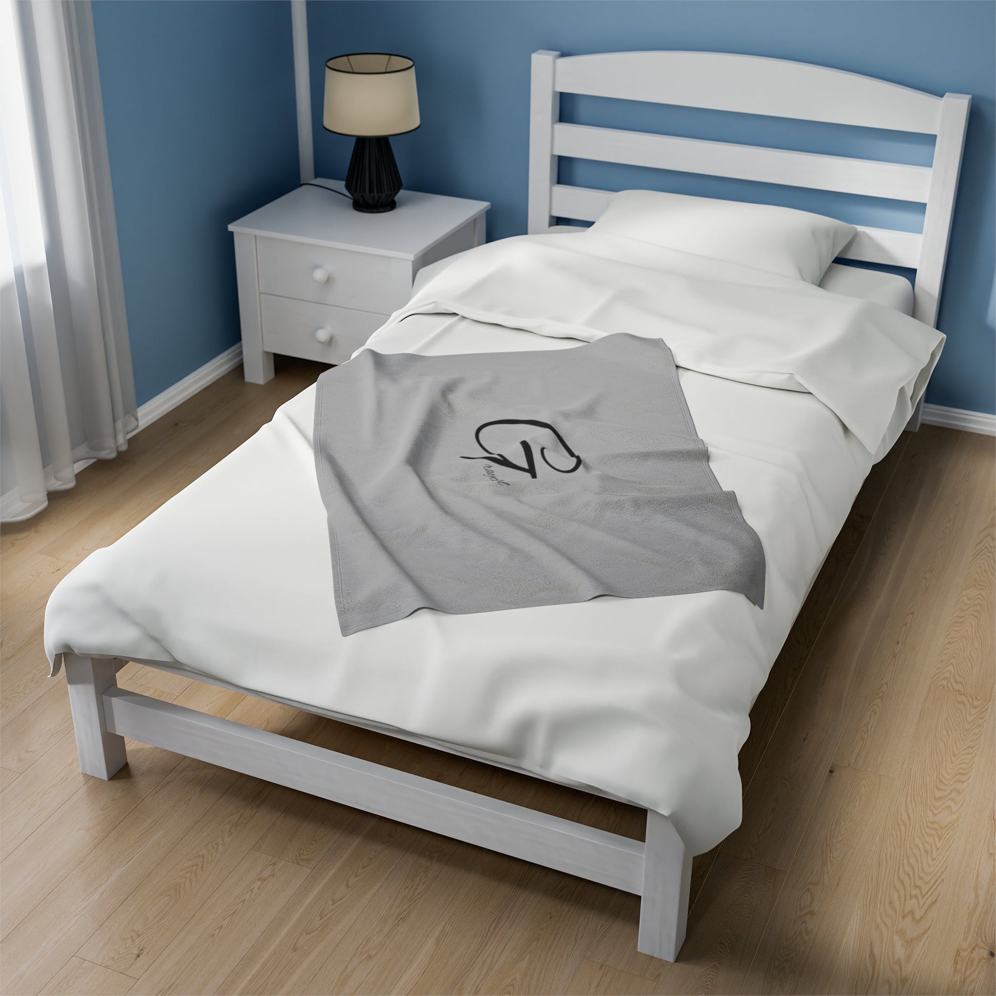 Velveteen Plush Blanket Grayceful LLC