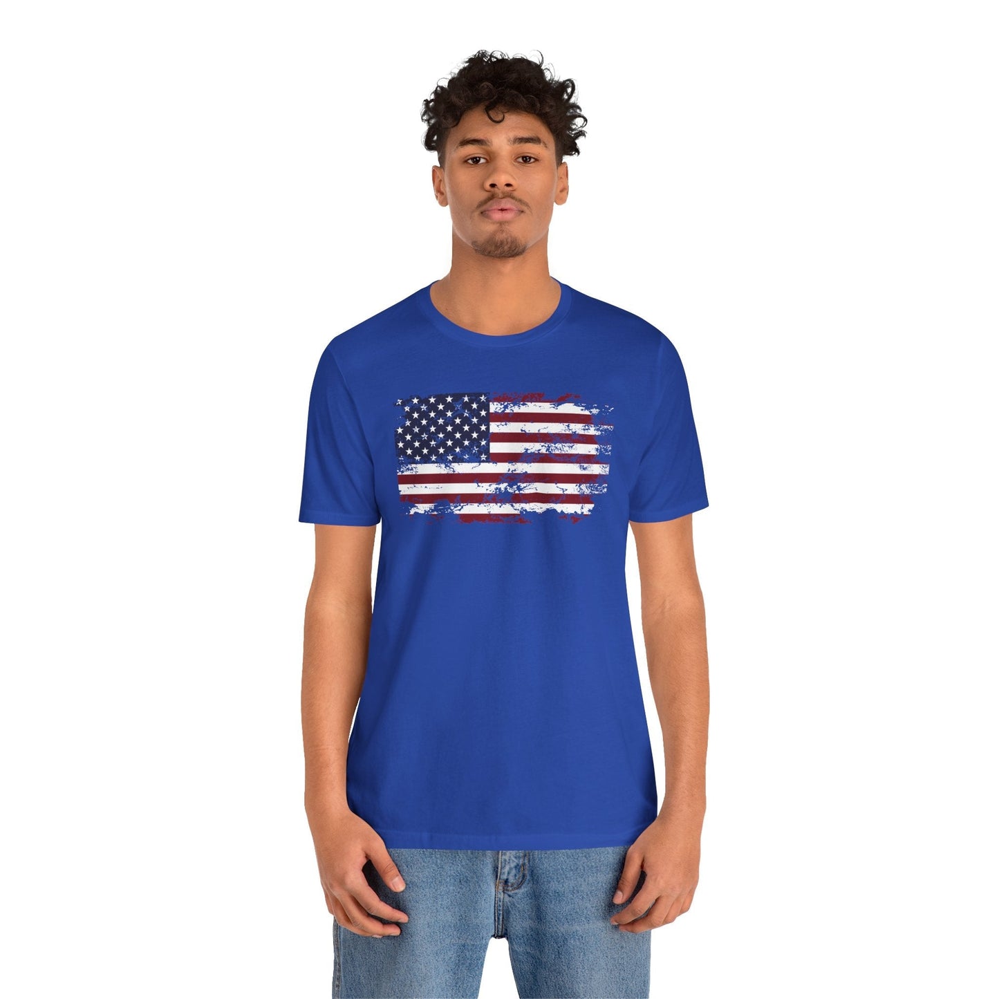 Vintage Style American Flag T-Shirt The Devil's Pickle