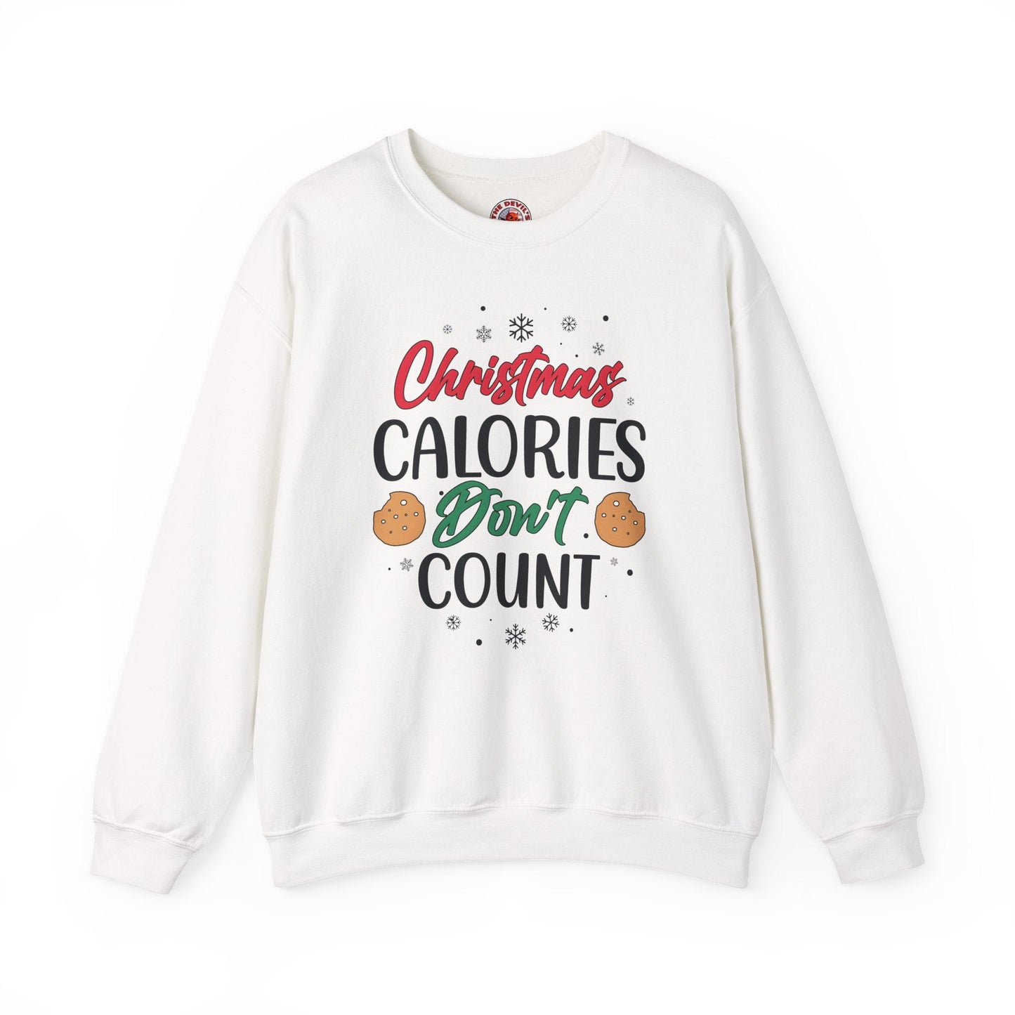 Christmas Calories Don't Count Crewneck Sweatshirt The Devil's Pickle