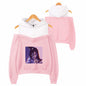 Off-shoulder hooded sweatshirt See size chart under “more details” The Fashion Celestial