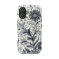 Floral Tough Phone Cases, Durable Phone Cover, Stylish Floral Design, Gift for Her, Trendy Tech Accessories, Birthday Present Grayceful LLC