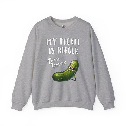 My Pickle Is Bigger Than Yours Crewneck Sweatshirt The Devil's Pickle