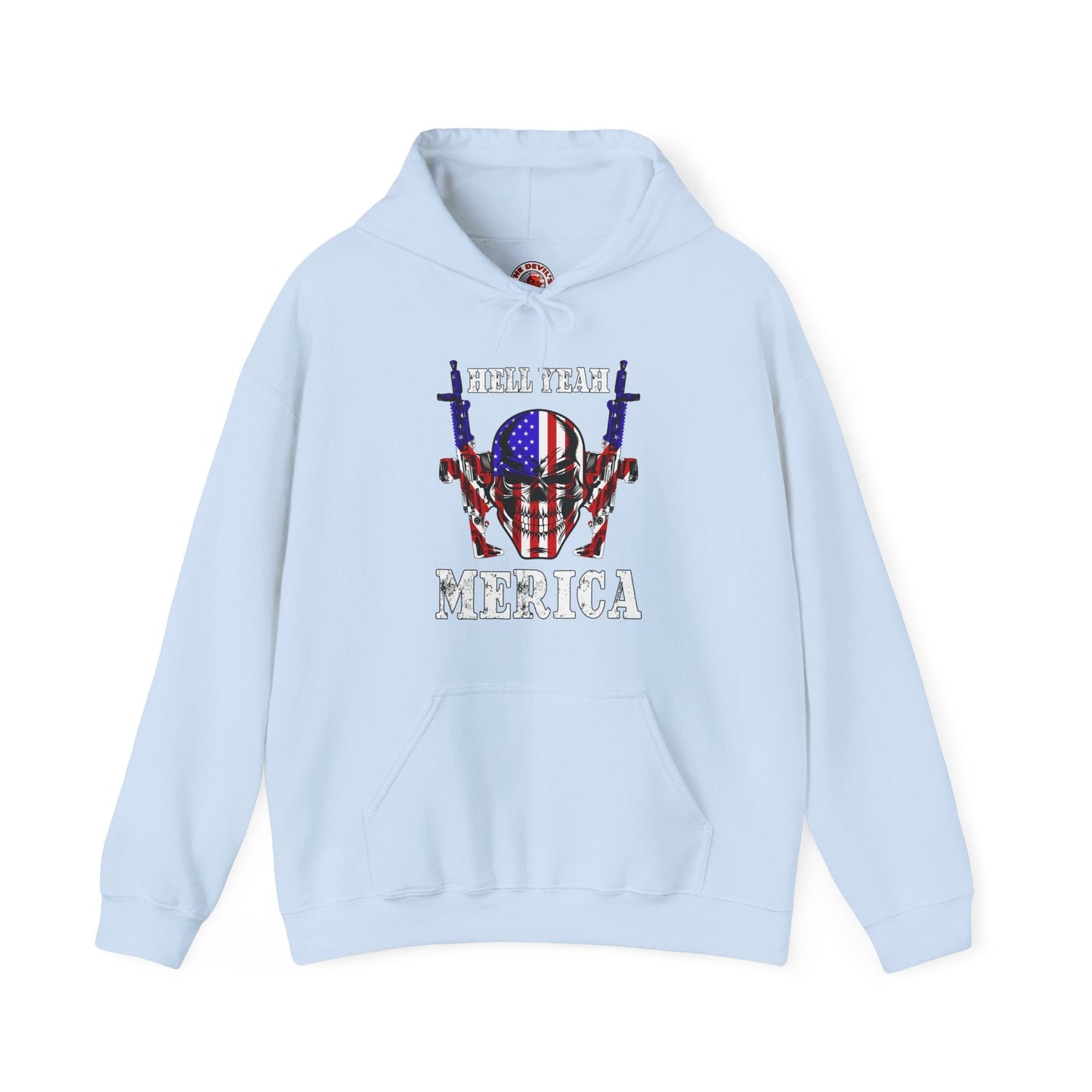 Hell Yeah Merica Hooded Sweatshirt The Devil's Pickle