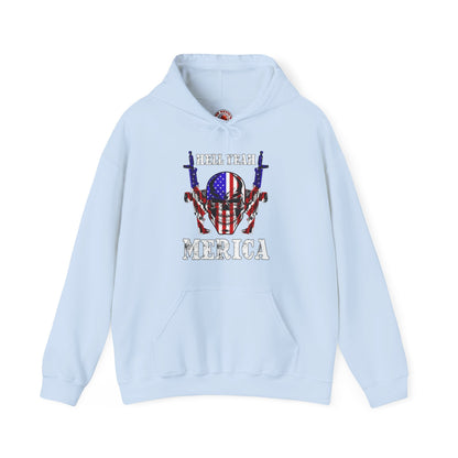 Hell Yeah Merica Hooded Sweatshirt The Devil's Pickle