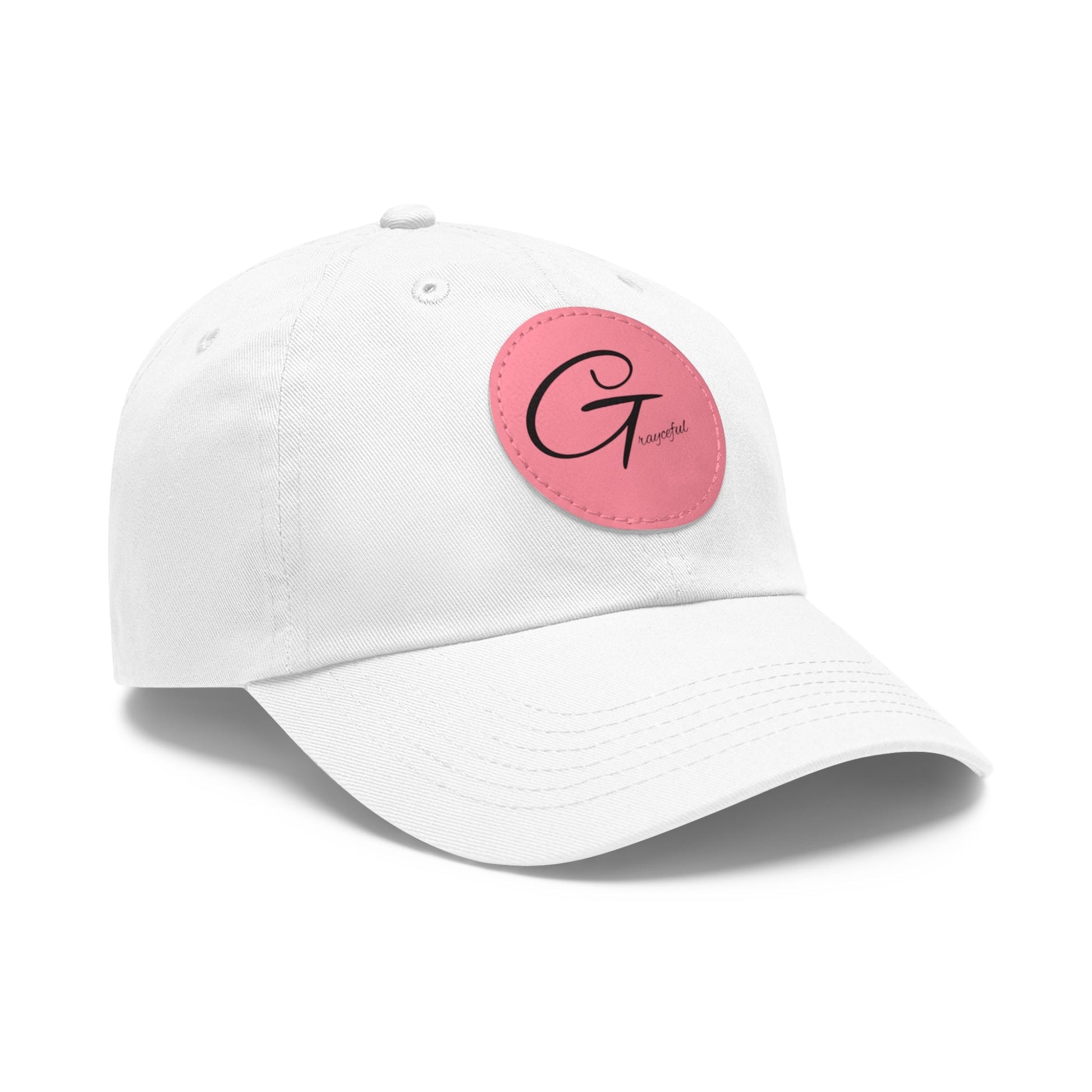 Hat with Leather Patch (Round) Grayceful LLC