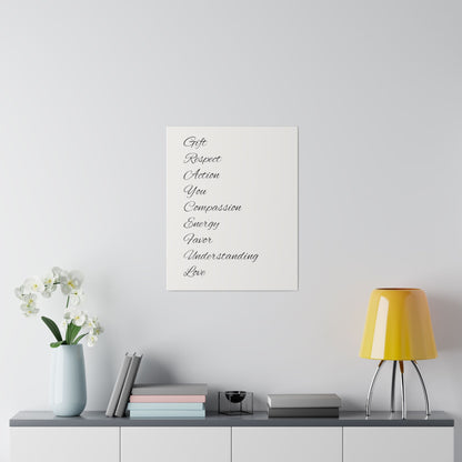 Matte Canvas, Stretched, 0.75" Grayceful LLC