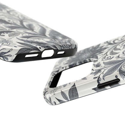 Floral Tough Phone Cases, Durable Phone Cover, Stylish Floral Design, Gift for Her, Trendy Tech Accessories, Birthday Present Grayceful LLC
