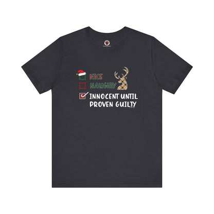 Innocent Until Proven Guilty T-Shirt The Devil's Pickle