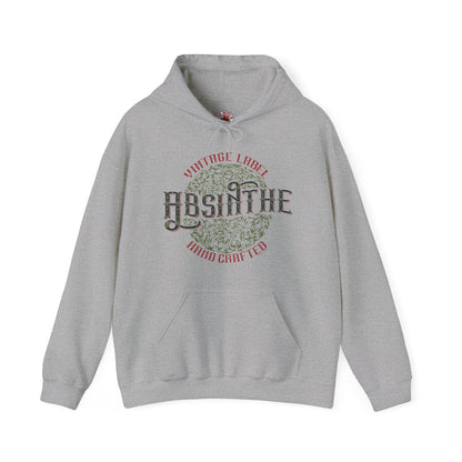 Vintage Label Absinthe Hooded Sweatshirt The Devil's Pickle