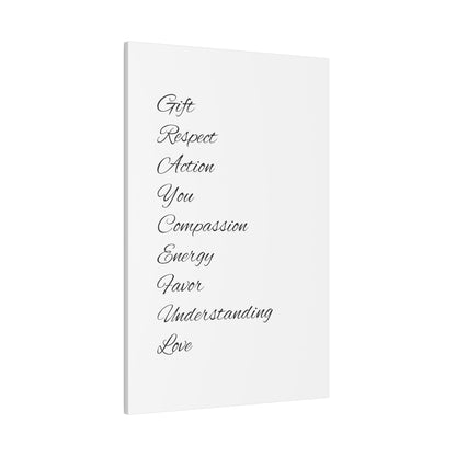 Matte Canvas, Stretched, 0.75" Grayceful LLC