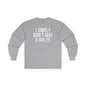 I Simply Don't Give A She/It Long Sleeve Tee The Devil's Pickle