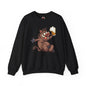 Beer Drinking Boar Crewneck Sweatshirt The Devil's Pickle