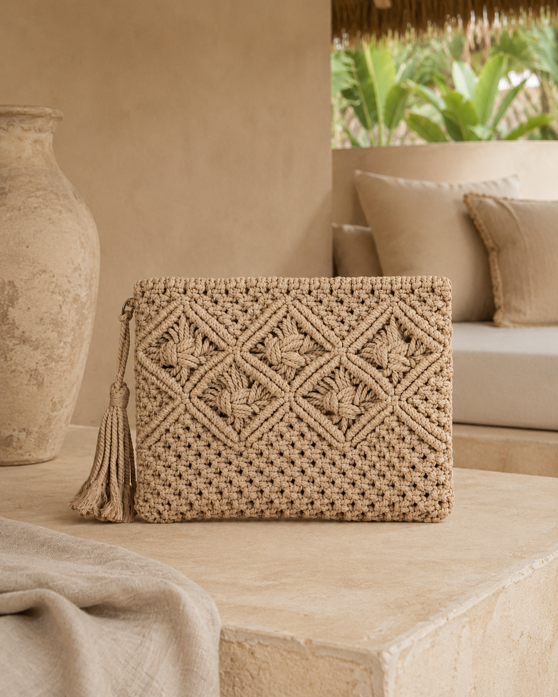 Ren Crochet Clutch Village Thrive