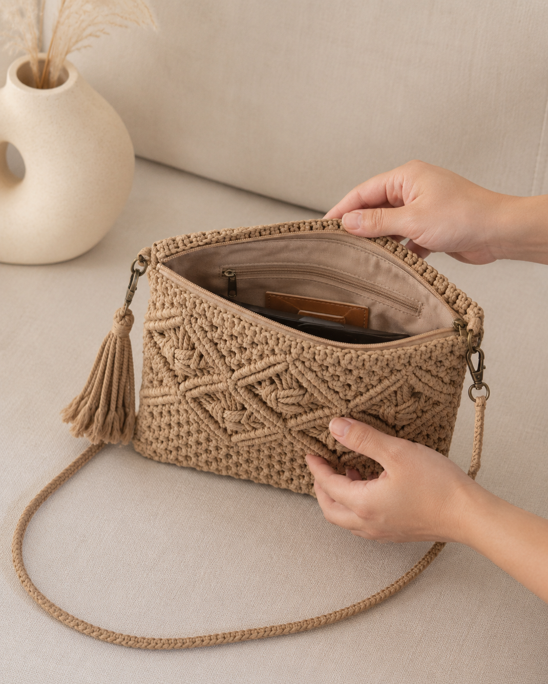 Ren Crochet Clutch Village Thrive
